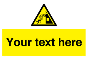 Custom warning roof avalanche